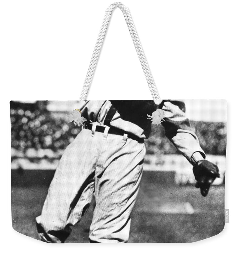 1925 Weekender Tote Bag featuring the photograph Walter Johnson (1887-1946) by Granger