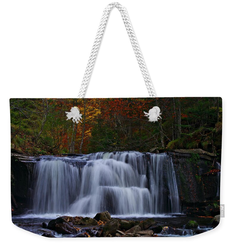 Waterfalls Weekender Tote Bag featuring the photograph Waterfall Svitan by Ivan Slosar