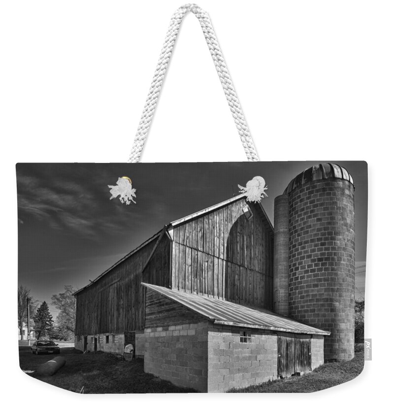 Barn Weekender Tote Bag featuring the photograph What You Don't See by Guy Whiteley