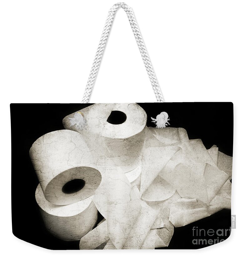 3d Weekender Tote Bag featuring the photograph Where Is My Spare Roll HC V3 by Andee Design