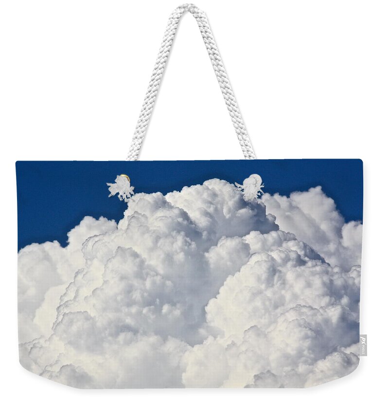 Cloud Weekender Tote Bag featuring the photograph Whipped Cream by Diana Hatcher