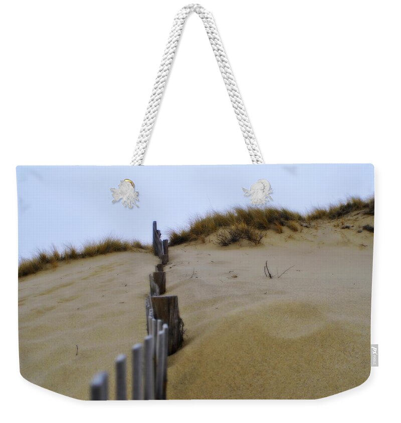 Marsh Weekender Tote Bag featuring the photograph Winter Dune by Marysue Ryan