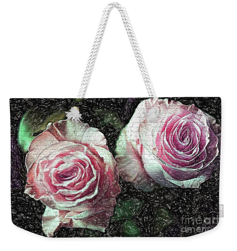 Roses Weekender Tote Bag featuring the photograph Romantisme Poetique by Diana Mary Sharpton