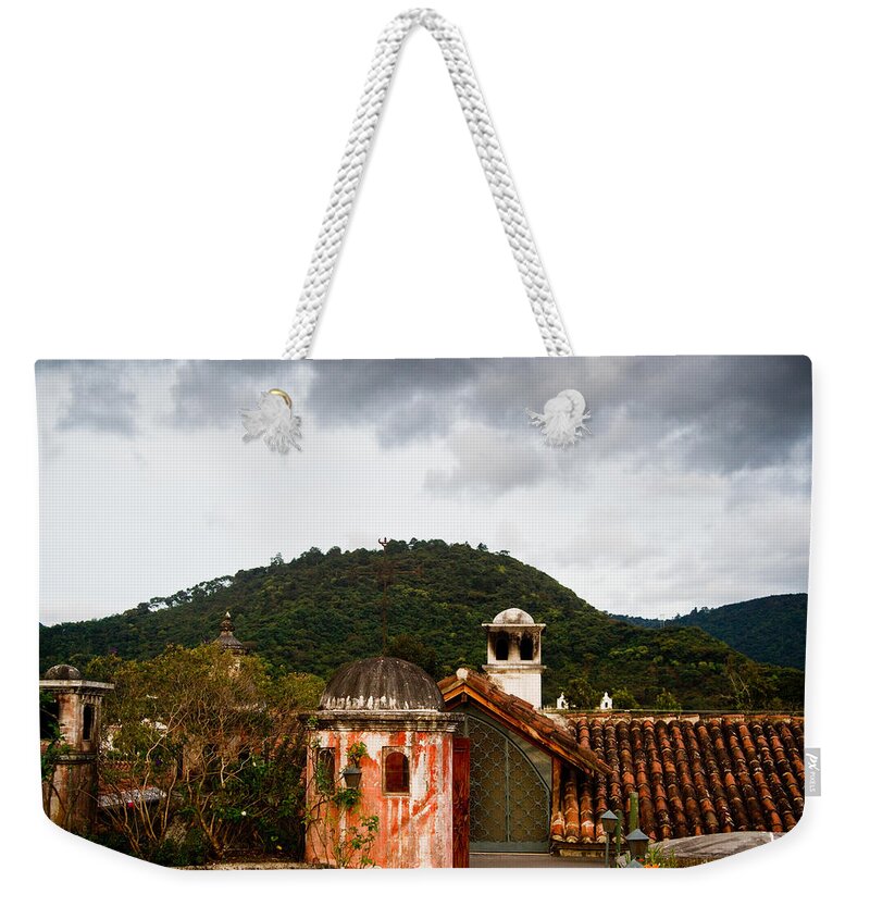 Roof Weekender Tote Bag featuring the photograph Roof Top View 3 by Douglas Barnett