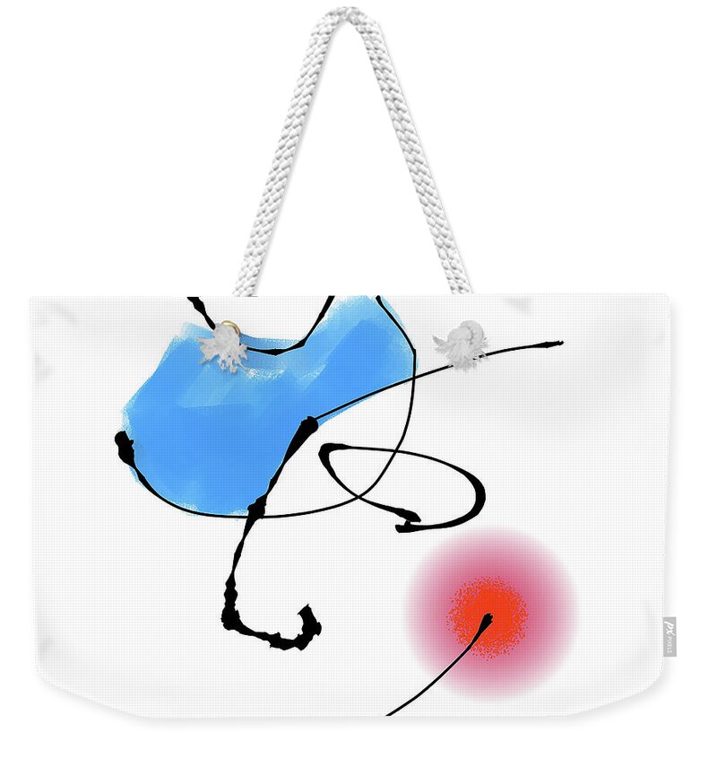 Painting Weekender Tote Bag featuring the painting 021109ca by Toshio Sugawara