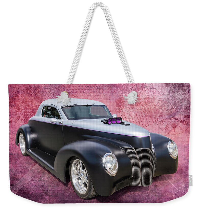 Car Weekender Tote Bag featuring the photograph 1940 Street Rod by Keith Hawley