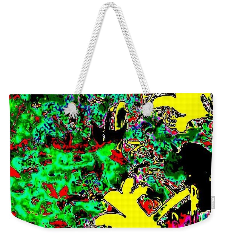 A Floral Scene Weekender Tote Bag featuring the photograph A Floral Scene #2 by Brenae Cochran