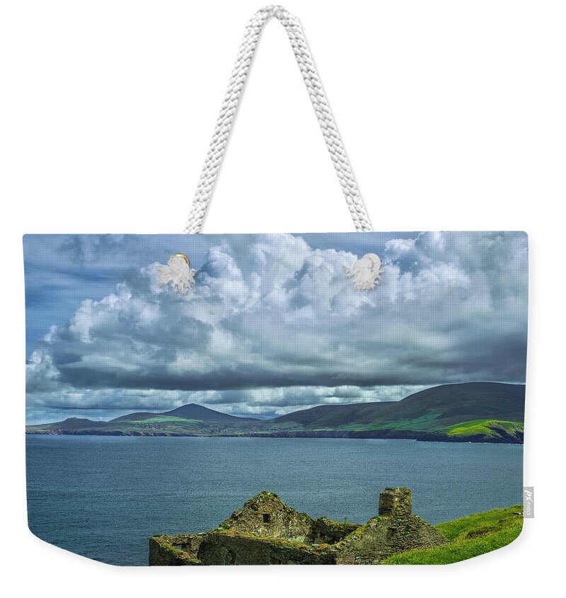 Landscape Weekender Tote Bag featuring the photograph Abandoned house 4 by Leif Sohlman
