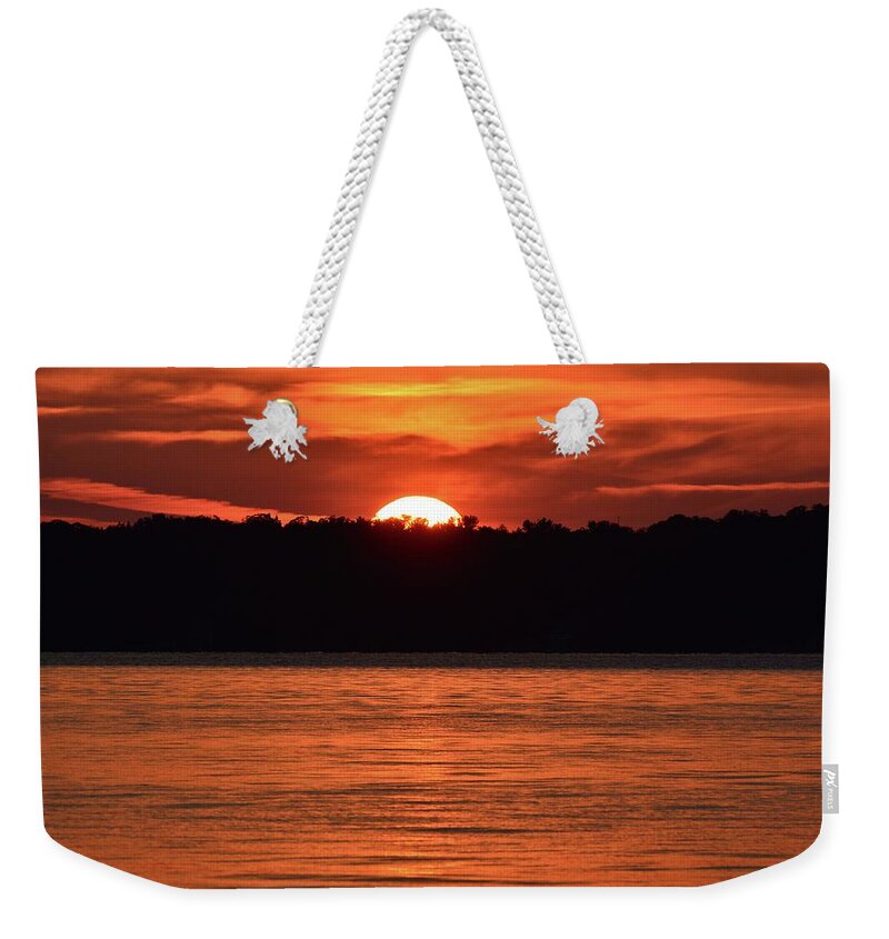 Abstract Weekender Tote Bag featuring the photograph Almost Gone #1 by Lyle Crump