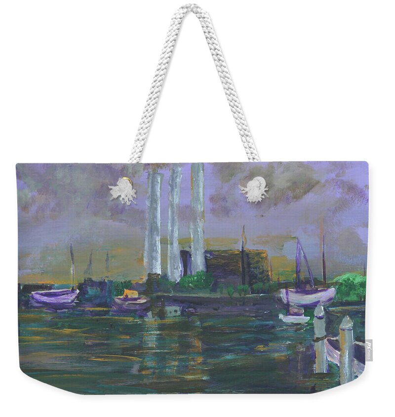 An Ancient Power Weekender Tote Bag featuring the painting An Ancient Power #2 by Gail Daley