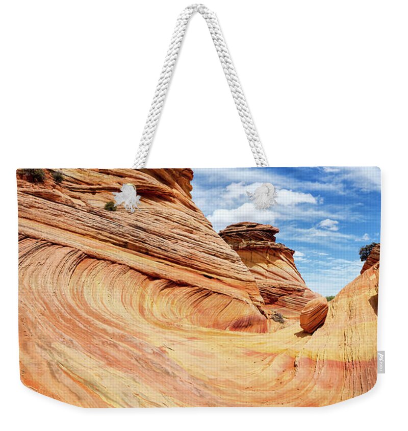 Abstract Weekender Tote Bag featuring the photograph Another Wave #1 by Alex Mironyuk