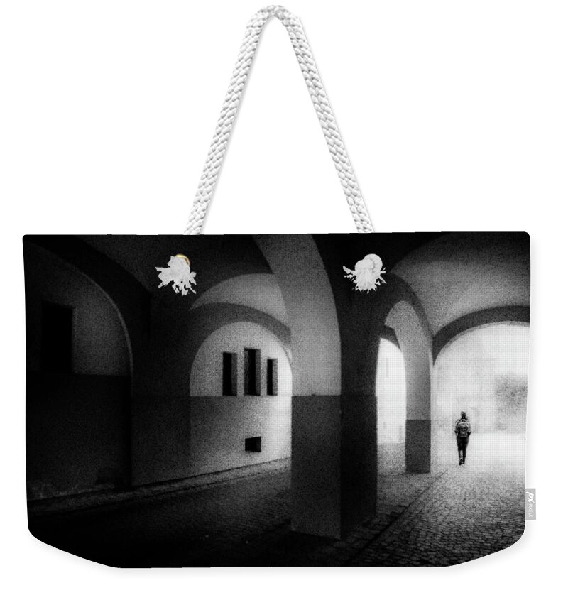  Black Weekender Tote Bag featuring the digital art Arches #1 by Celso Bressan