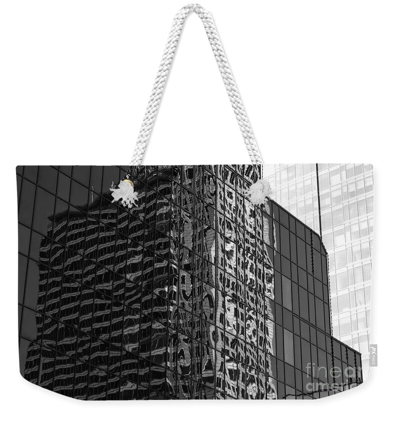 Cityscape Weekender Tote Bag featuring the photograph Architecture Reflections by Dariusz Gudowicz
