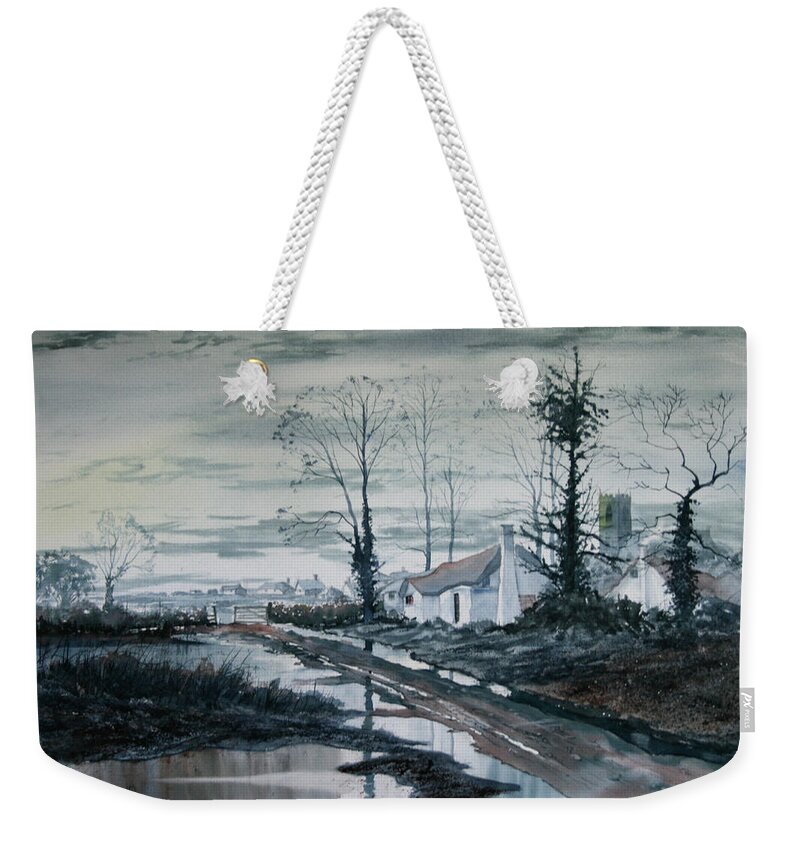 Watercolour Weekender Tote Bag featuring the painting Back to Life by Glenn Marshall