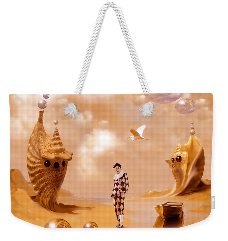 Bay Weekender Tote Bag featuring the painting Bay by Alexa Szlavics