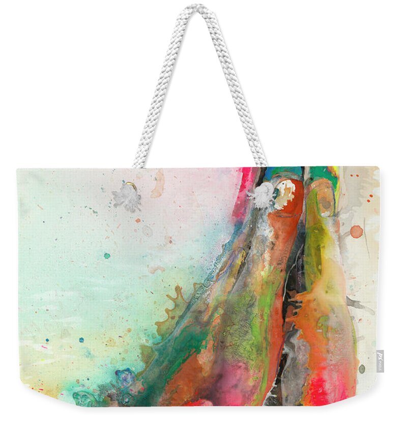 Hands Weekender Tote Bag featuring the painting Be Kind #1 by Kasha Ritter