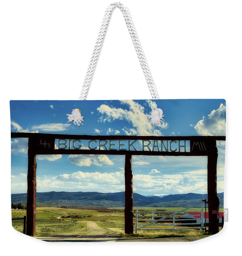 Big Creek Ranch Weekender Tote Bag featuring the photograph Big Creek Ranch #1 by Mountain Dreams