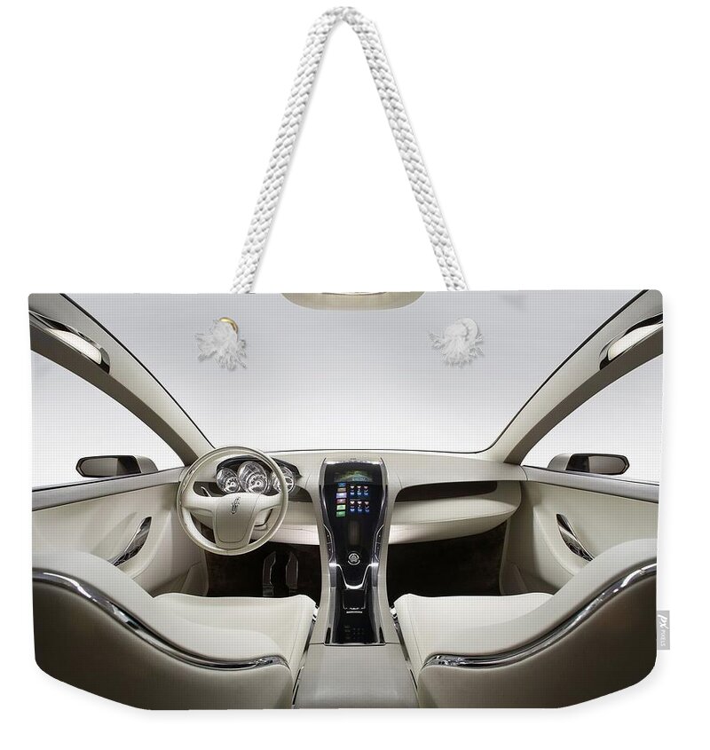 Car Cabin Weekender Tote Bag featuring the digital art Car Cabin #1 by Super Lovely