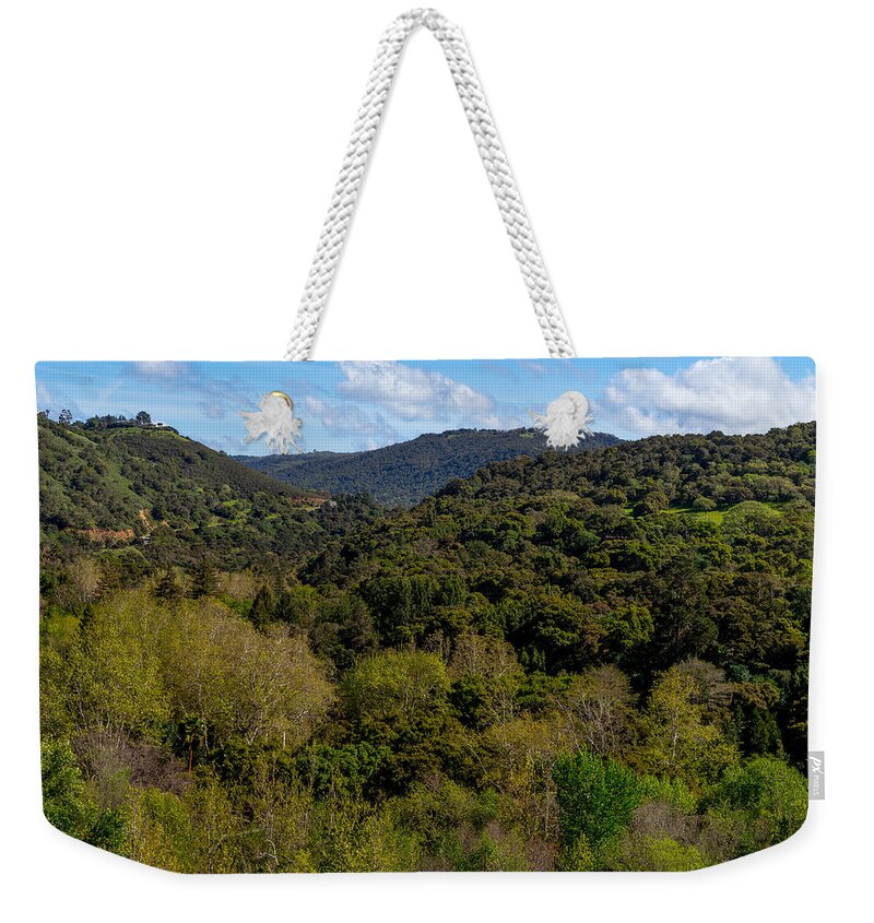 California Weekender Tote Bag featuring the photograph Carmel Valley by Derek Dean