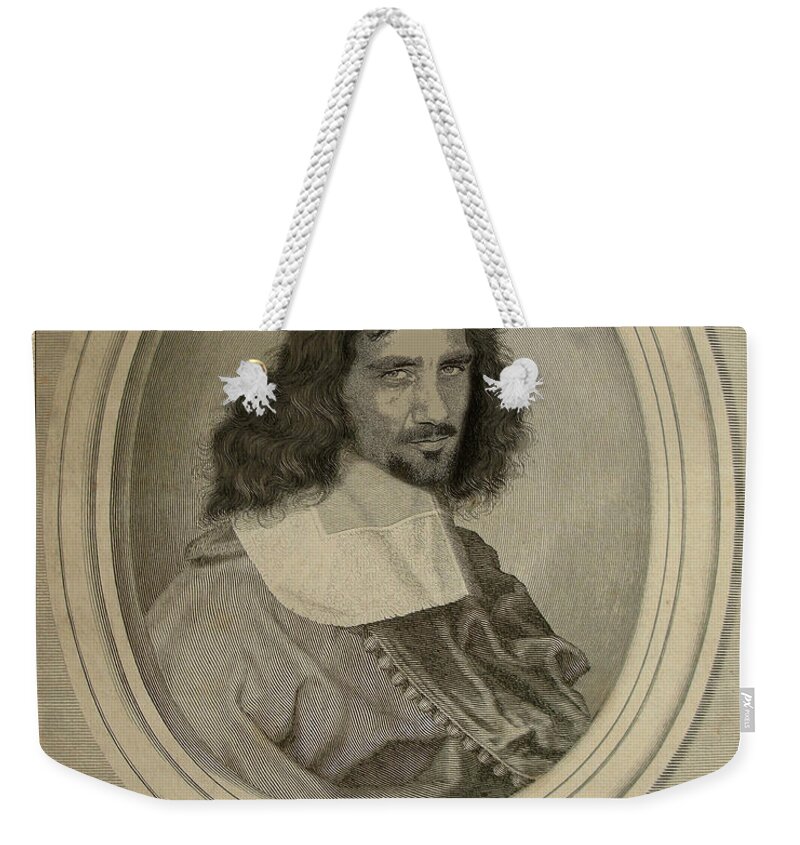 Art Weekender Tote Bag featuring the photograph Celebrity Etchings - Clive Owen #1 by Serge Averbukh