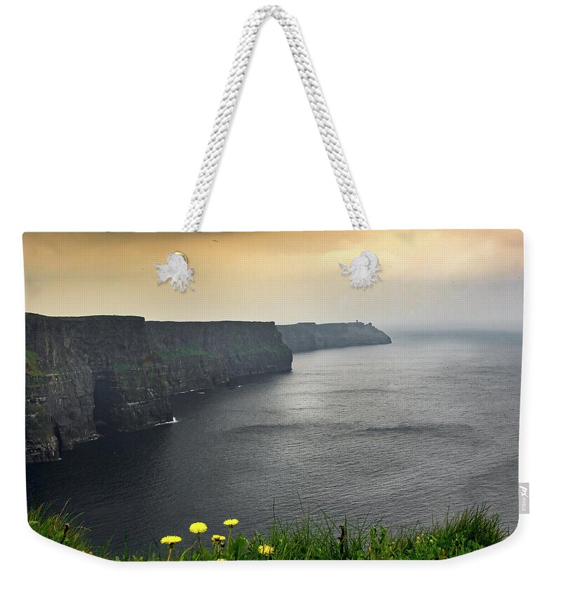 Cliffs Of Moher Weekender Tote Bag featuring the photograph Cliffs of Moher #1 by Mark Llewellyn