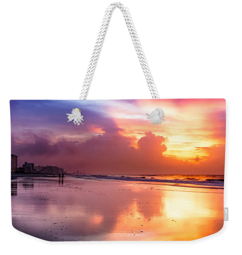 Atlantic Ocean Weekender Tote Bag featuring the photograph Crescent Beach September Morning #2 by David Smith