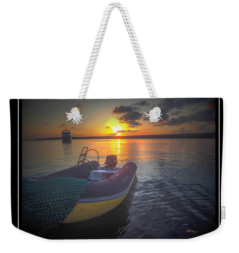 Sunset Weekender Tote Bag featuring the photograph Day's End #1 by Will Wagner