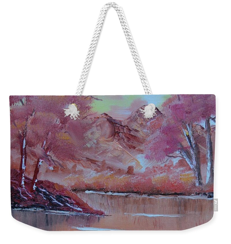 Fall Color Weekender Tote Bag featuring the photograph Fall Color #1 by Warren Thompson