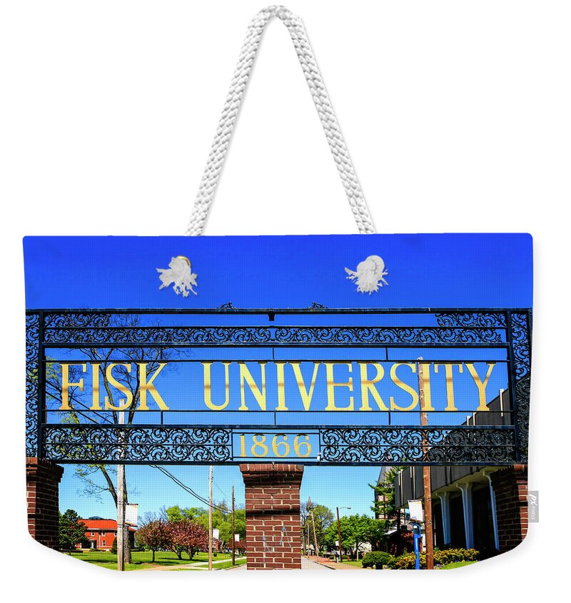 Fisk Weekender Tote Bag featuring the photograph Fisk University Nashville #2 by Chris Smith