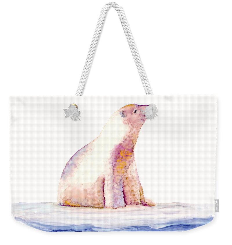 Woolyfrogarts Weekender Tote Bag featuring the photograph Floating #1 by Jan Killian