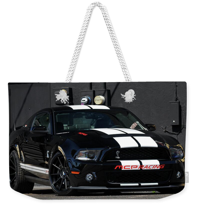 Ford Mustang Weekender Tote Bag featuring the photograph Ford Mustang #1 by Jackie Russo