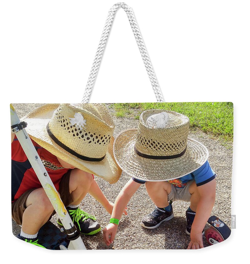 Hats Weekender Tote Bag featuring the photograph Friends #1 by Nick Mares