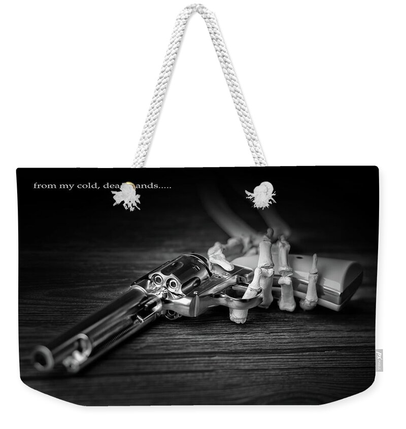 Colt Weekender Tote Bag featuring the photograph From My Cold, Dead Hands #1 by Tom Mc Nemar