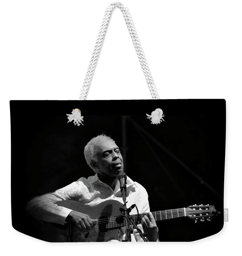  Gilberto Gil Weekender Tote Bag featuring the photograph Gilberto Gil #2 by Jean Francois Gil