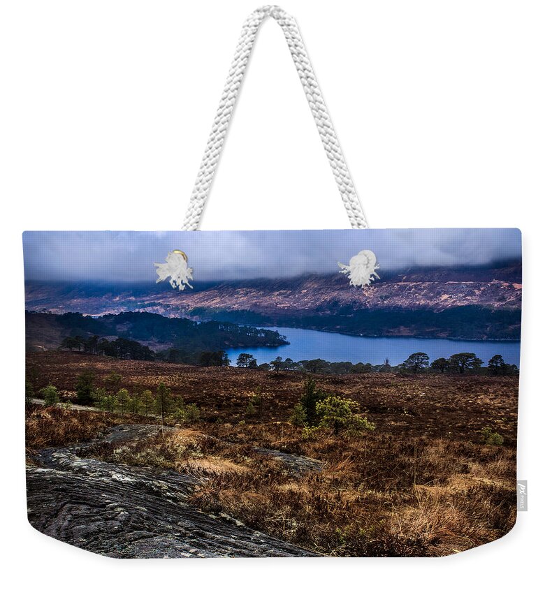  Glen Affric Weekender Tote Bag featuring the photograph Glen Affric #1 by Joe MacRae