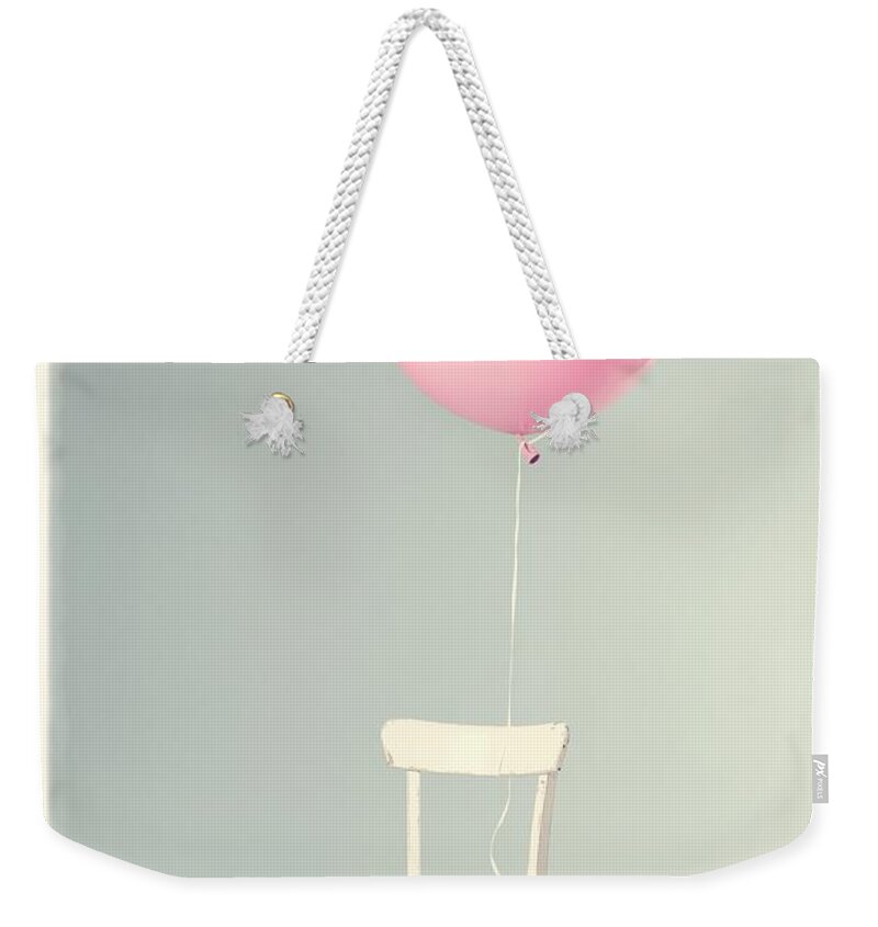Balloon Weekender Tote Bag featuring the photograph Happy Birthday Card #2 by Edward Fielding