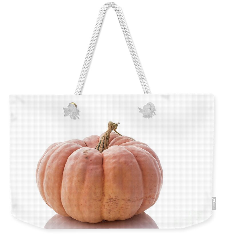 Big Weekender Tote Bag featuring the photograph Heirloom Pumpkin #1 by Juli Scalzi