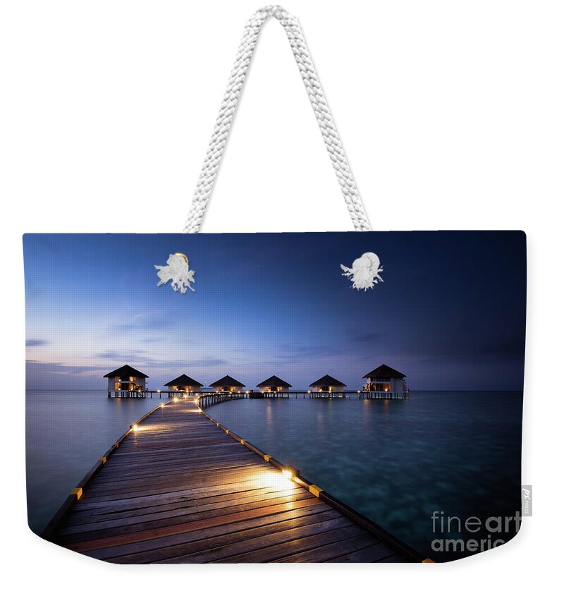 Architecture Weekender Tote Bag featuring the photograph Honeymooners Paradise by Hannes Cmarits
