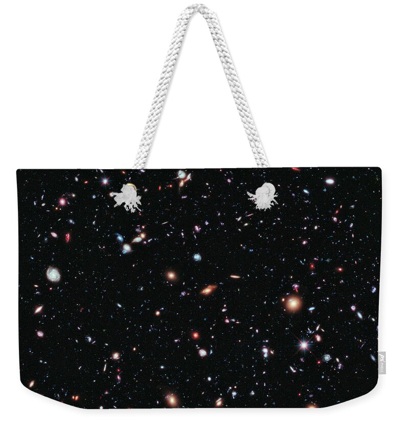 Hubble Ultra Deep Field Weekender Tote Bag featuring the photograph Hubble eXtreme Deep Field by Nasa