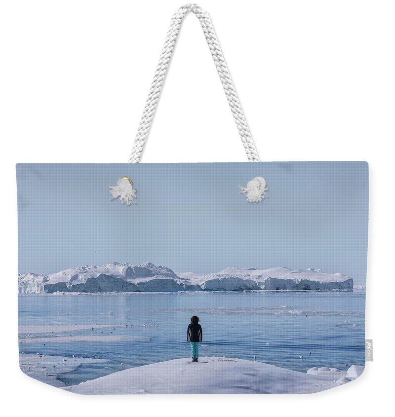 Ilulissat Weekender Tote Bag featuring the photograph Icebergs #1 by Joana Kruse