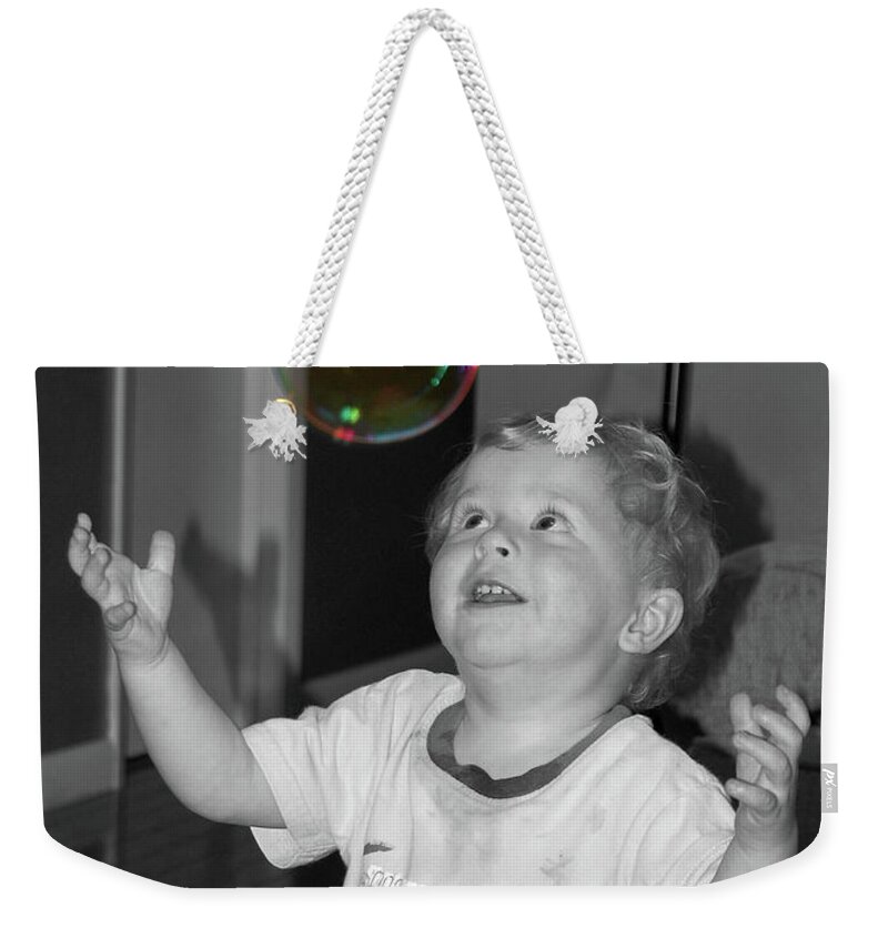 Bubble Weekender Tote Bag featuring the photograph Imagine #1 by Robert Meanor