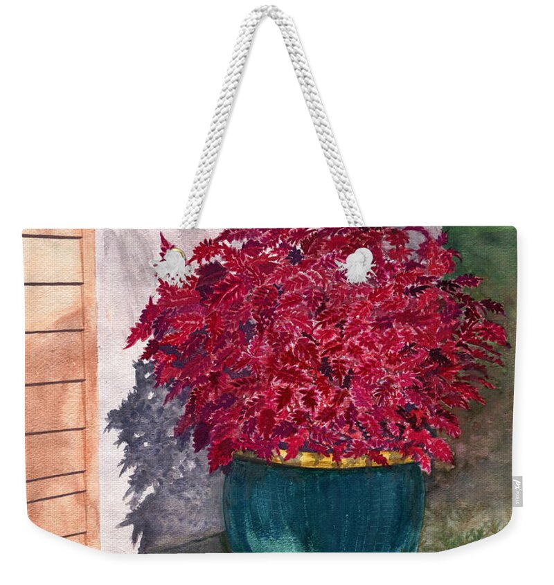 In The Morning Weekender Tote Bag featuring the painting In The Morning #1 by Melly Terpening