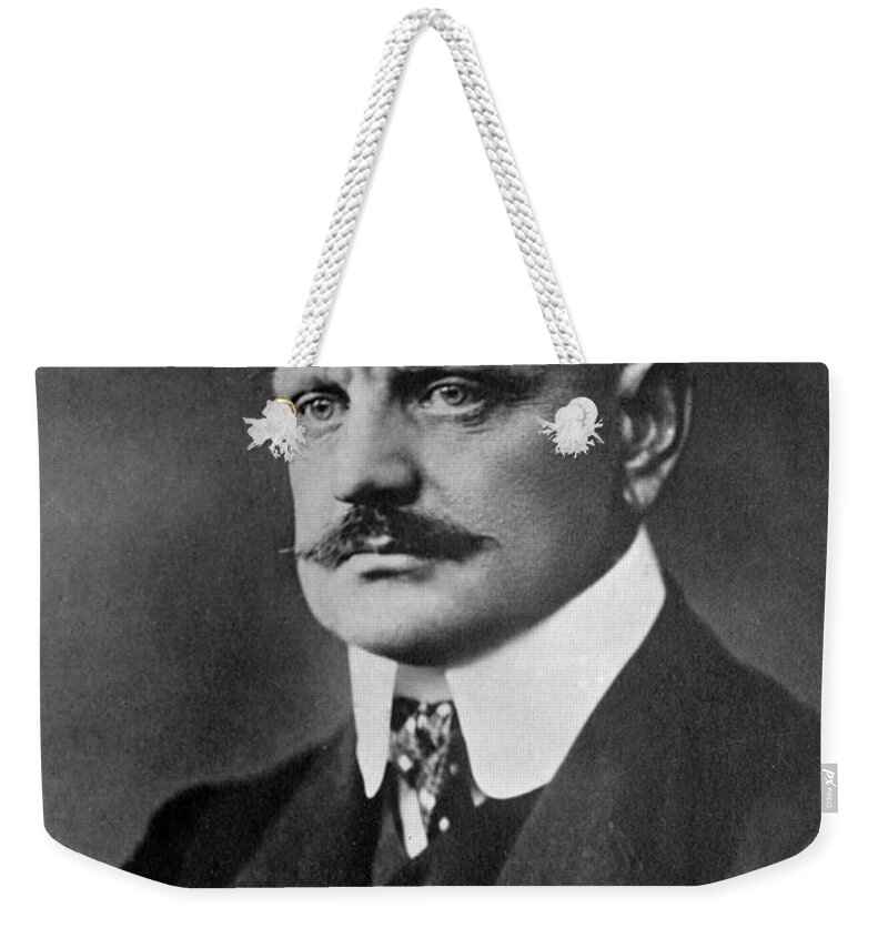 Fine Arts Weekender Tote Bag featuring the photograph Jean Sibelius, Finnish Composer #2 by Science Source
