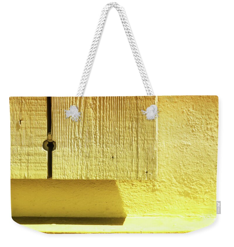 Shapes Weekender Tote Bag featuring the photograph Keyhole #1 by Jessica Levant