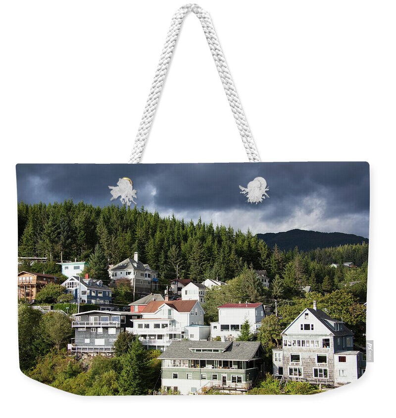 Nature Weekender Tote Bag featuring the photograph Living in Alaska #1 by Ramunas Bruzas