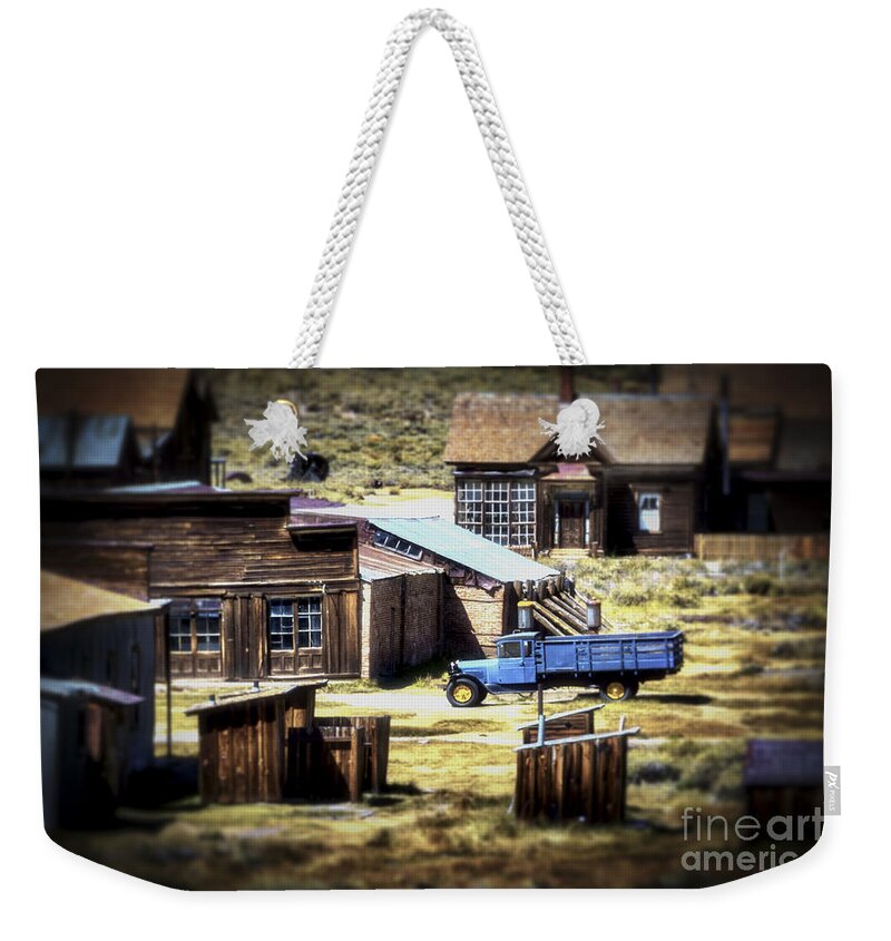 Bodie California Weekender Tote Bag featuring the photograph Looking Back #1 by Mitch Shindelbower