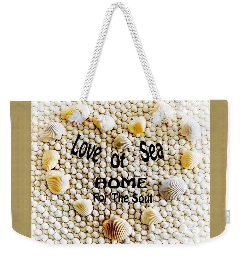 Sea Weekender Tote Bag featuring the photograph Love Of Sea by Jan Gelders