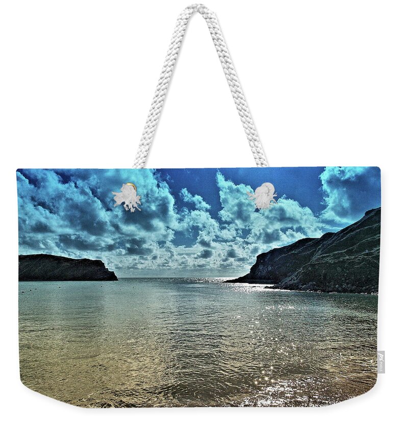 Seascapes Weekender Tote Bag featuring the photograph Lulworth Cove by Richard Denyer