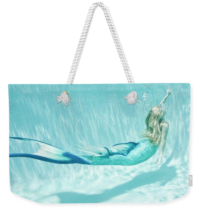 Mermaid Weekender Tote Bag featuring the photograph Mermaid Bend by Steve Williams