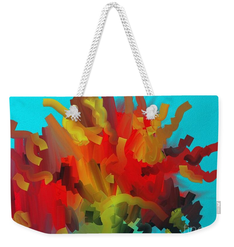 Midsummer Weekender Tote Bag featuring the digital art Midsummer #2 by Chani Demuijlder